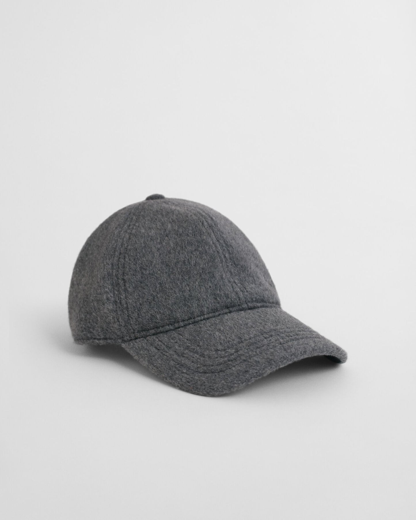Casquette en melton lustré
