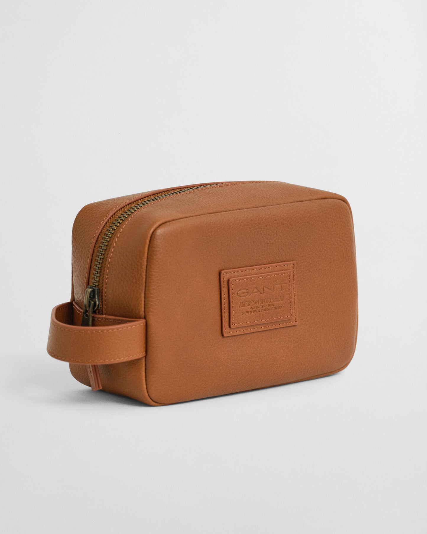 Trousse de toilette en cuir