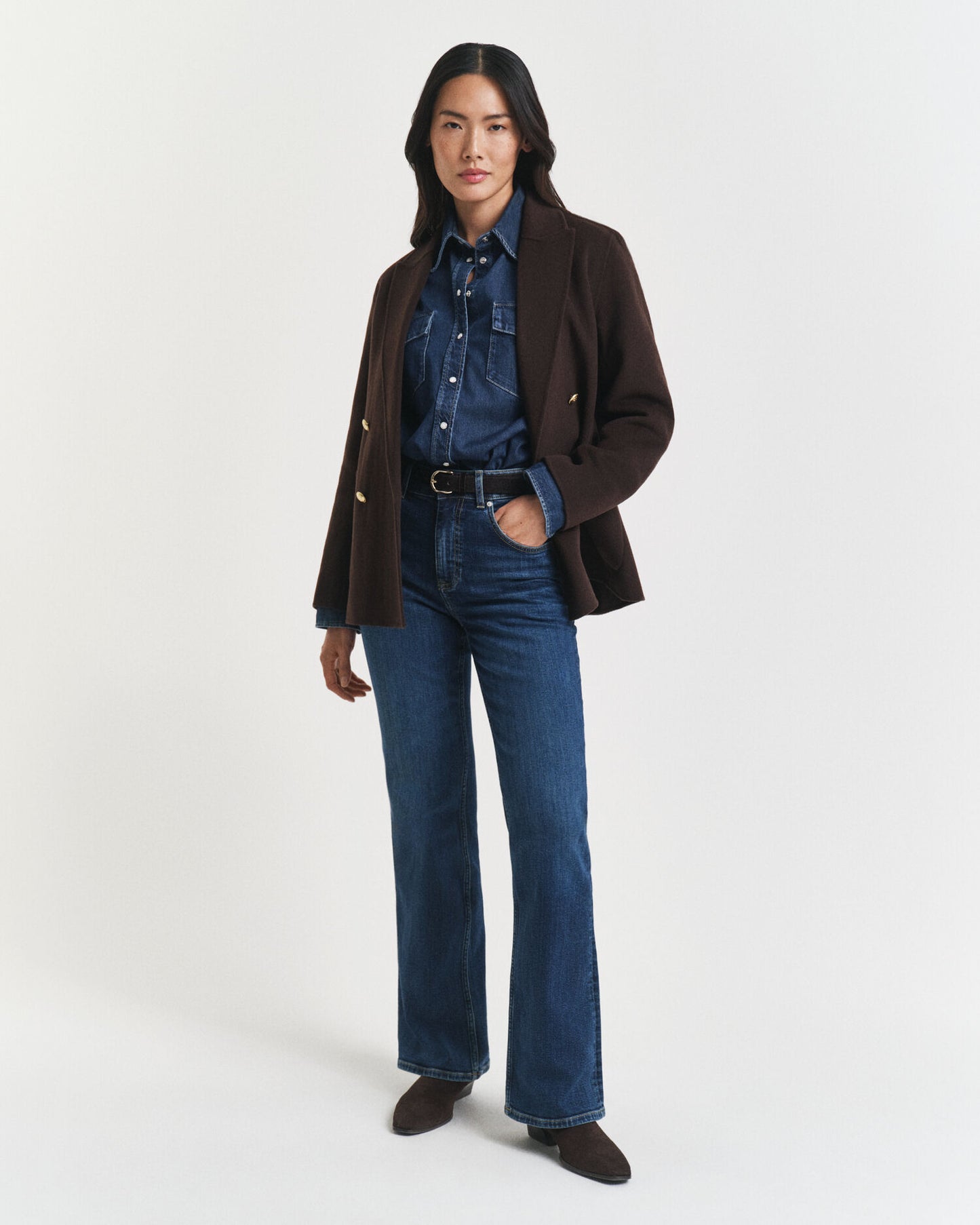 Regular Fit Von Hand Genähter Club Blazer