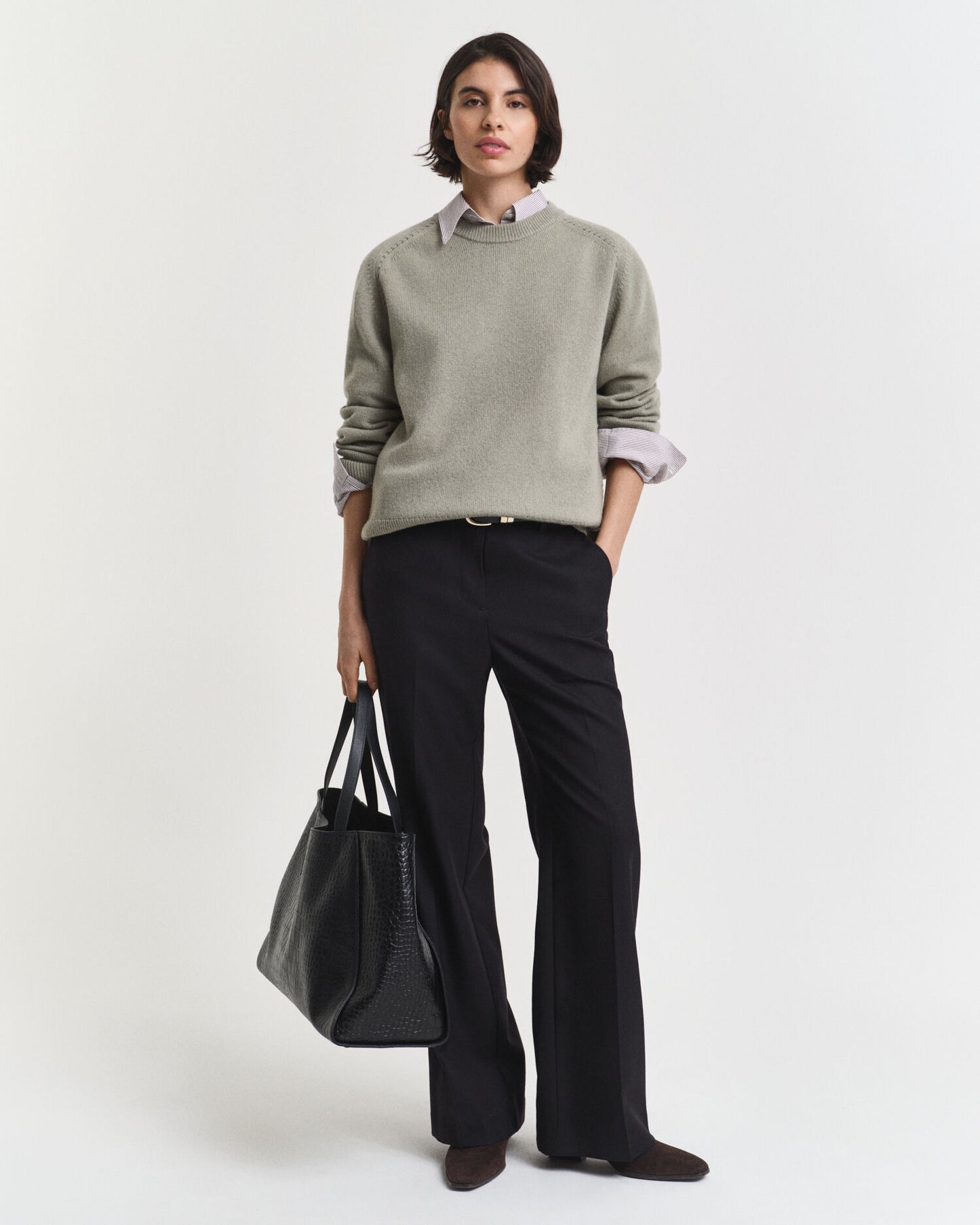 Pullover aus weicher Wolle mit Kaschmiranteil