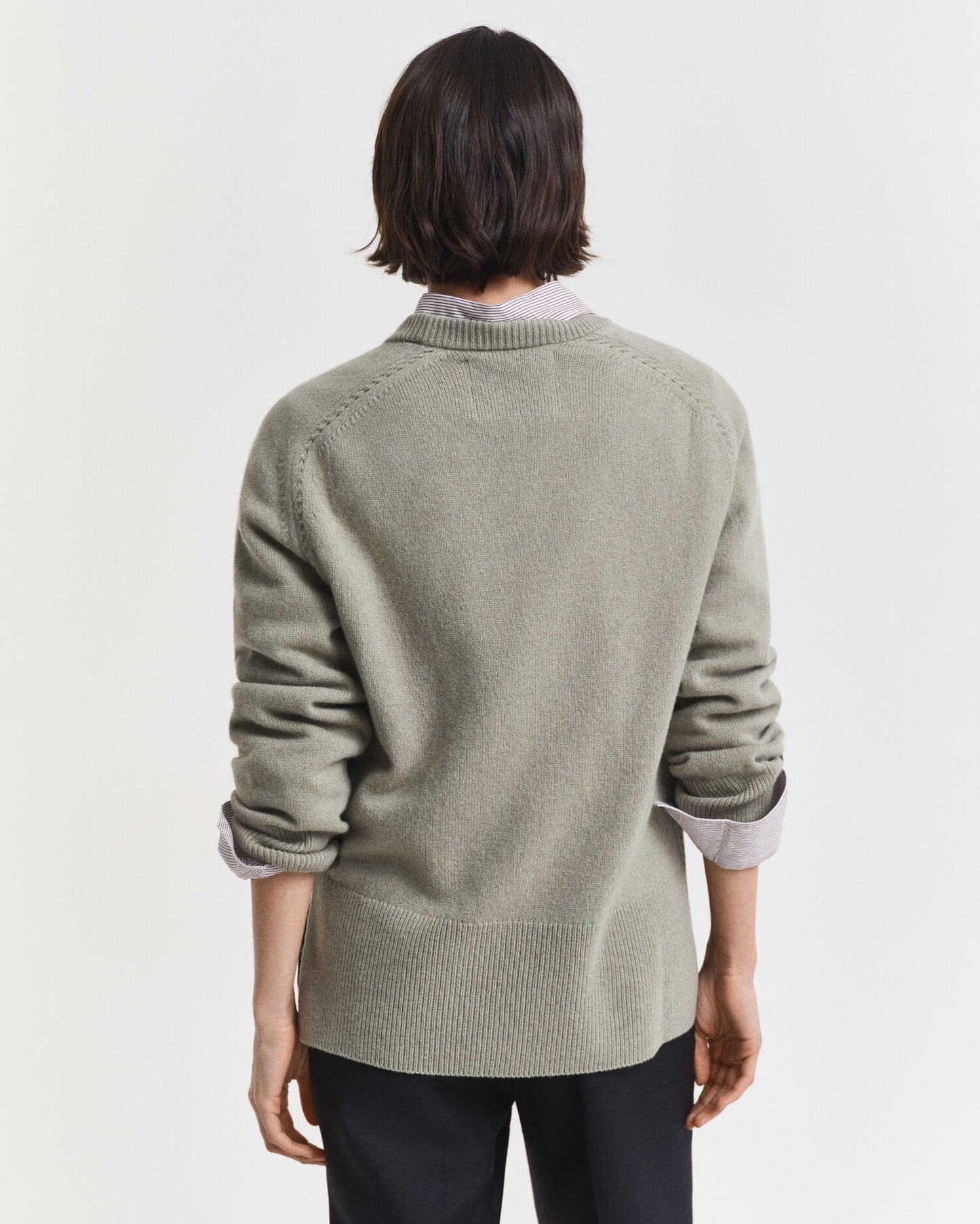 Pullover aus weicher Wolle mit Kaschmiranteil