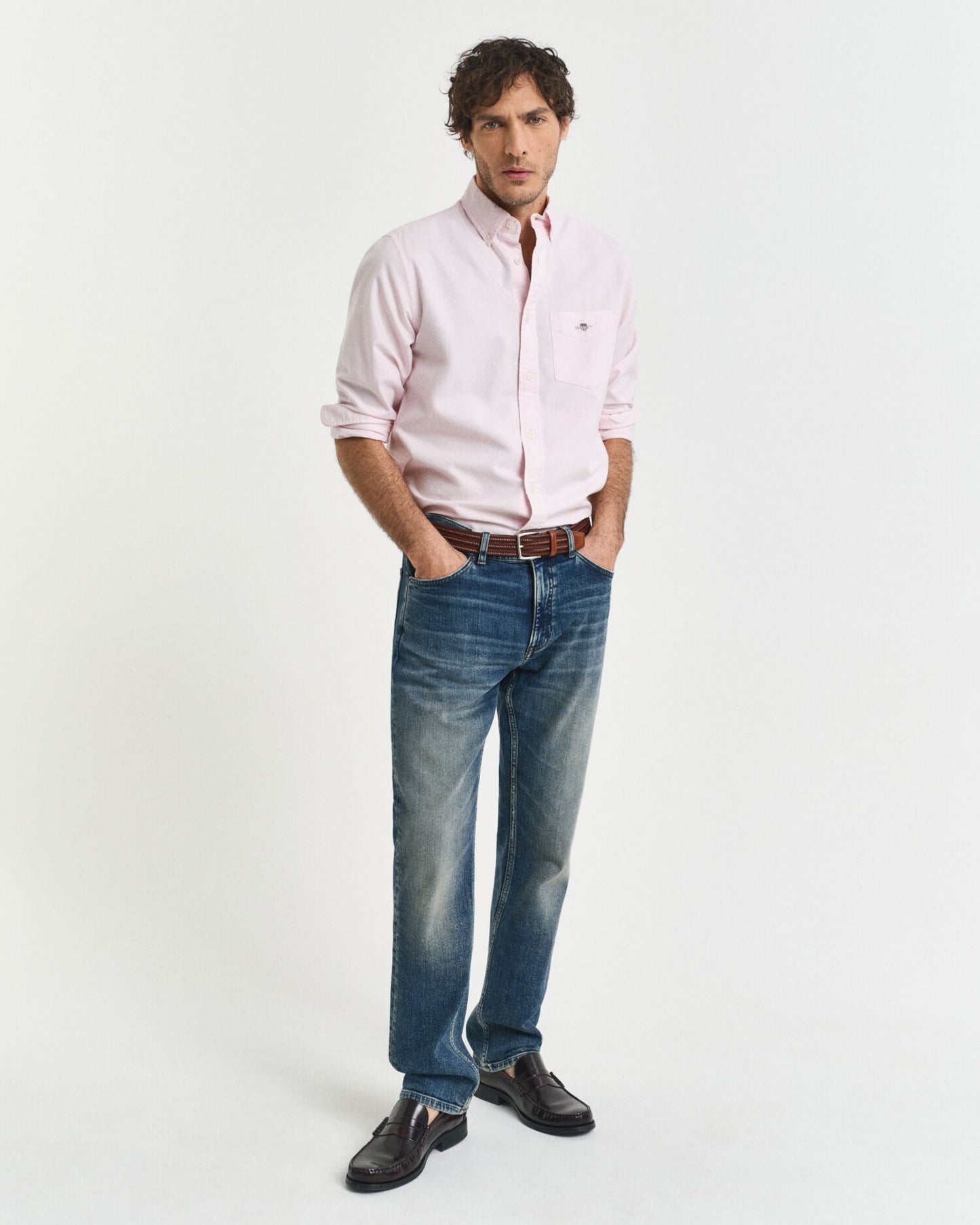 Regular Fit Klassisches Oxford-Hemd